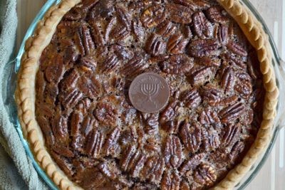 Baked chocolate gelt pecan pie - Amazing! | Thanksgiving.com