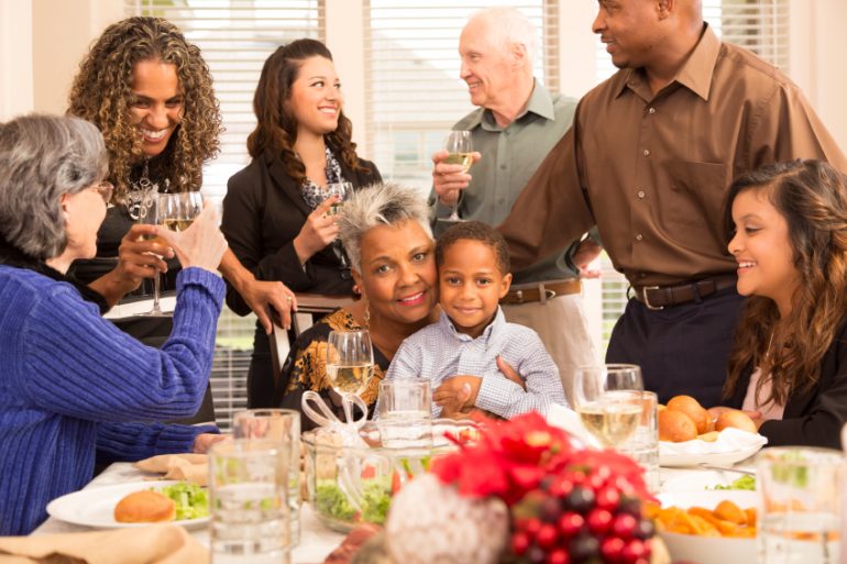 Family enjoying Thanksgiving | Thanksgiving.com