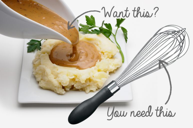 Use the best whisk for whipping up gravy | Thanksgiving.com