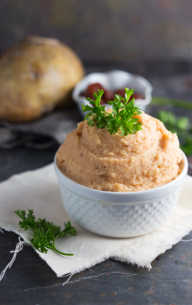 This chipotle mashed rutabaga recipe makes a spicy and sweet Thanksgiving side dish.