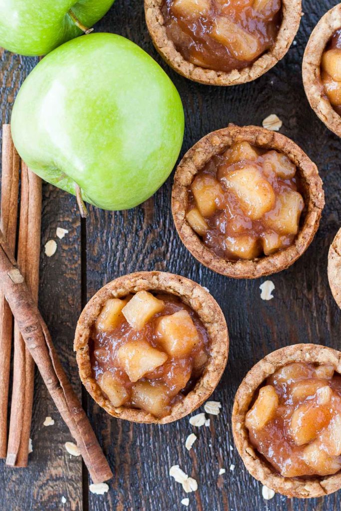 12 Christmas Cookies that Aren't Boring - Apple Crisp Cookie Cups