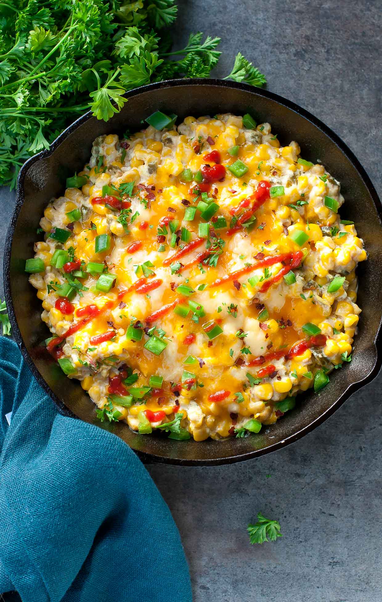 Spicy Southern hot corn dip recipe - Peas and Crayons