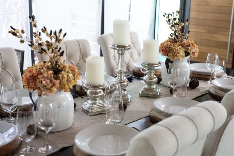 Beautiful holiday table - by Grateful