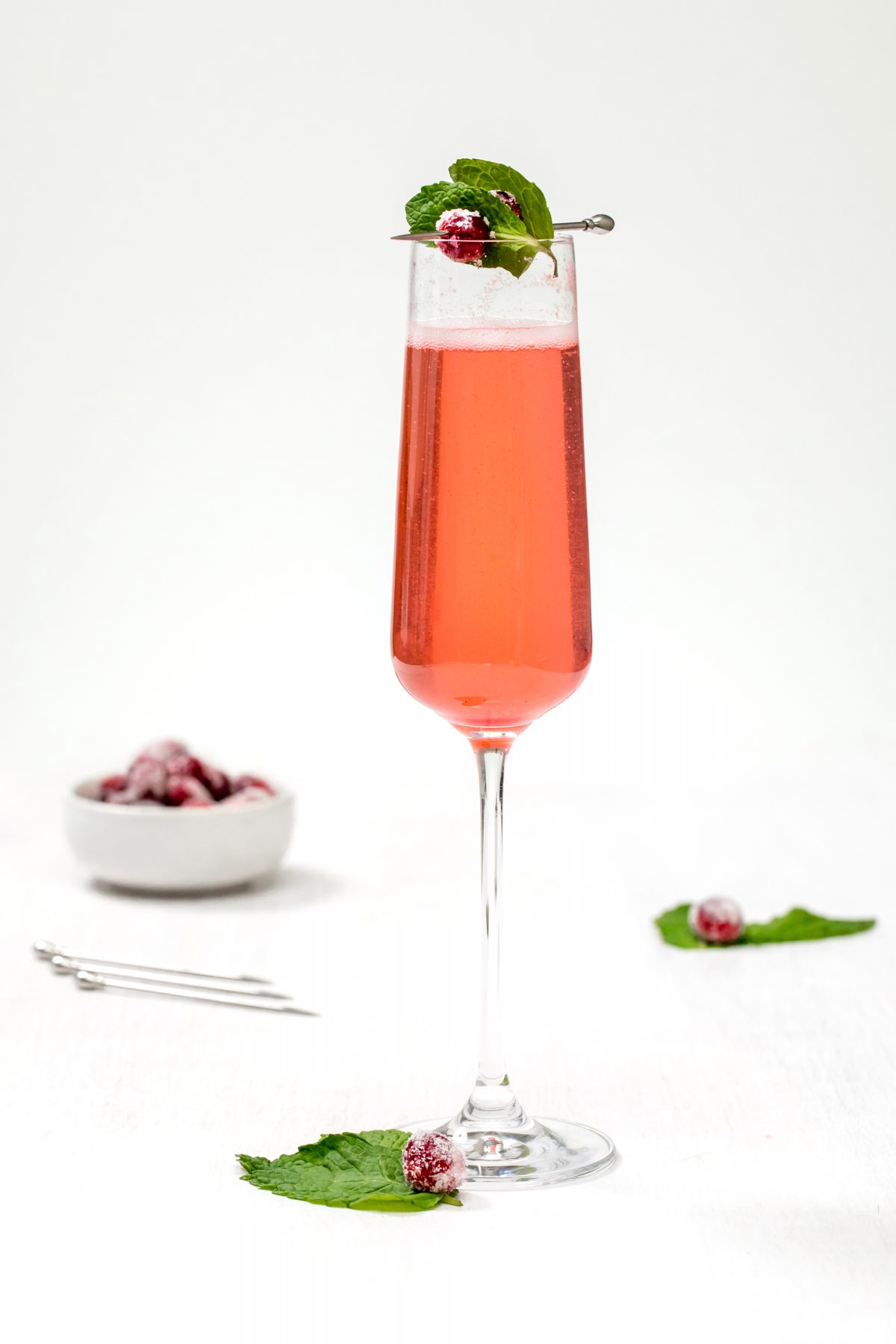 Cranberry Cava cocktail