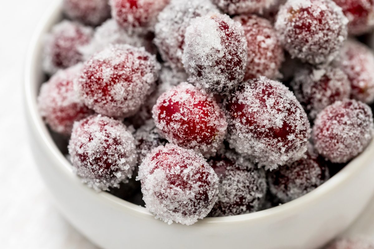 How to make sugared cranberries