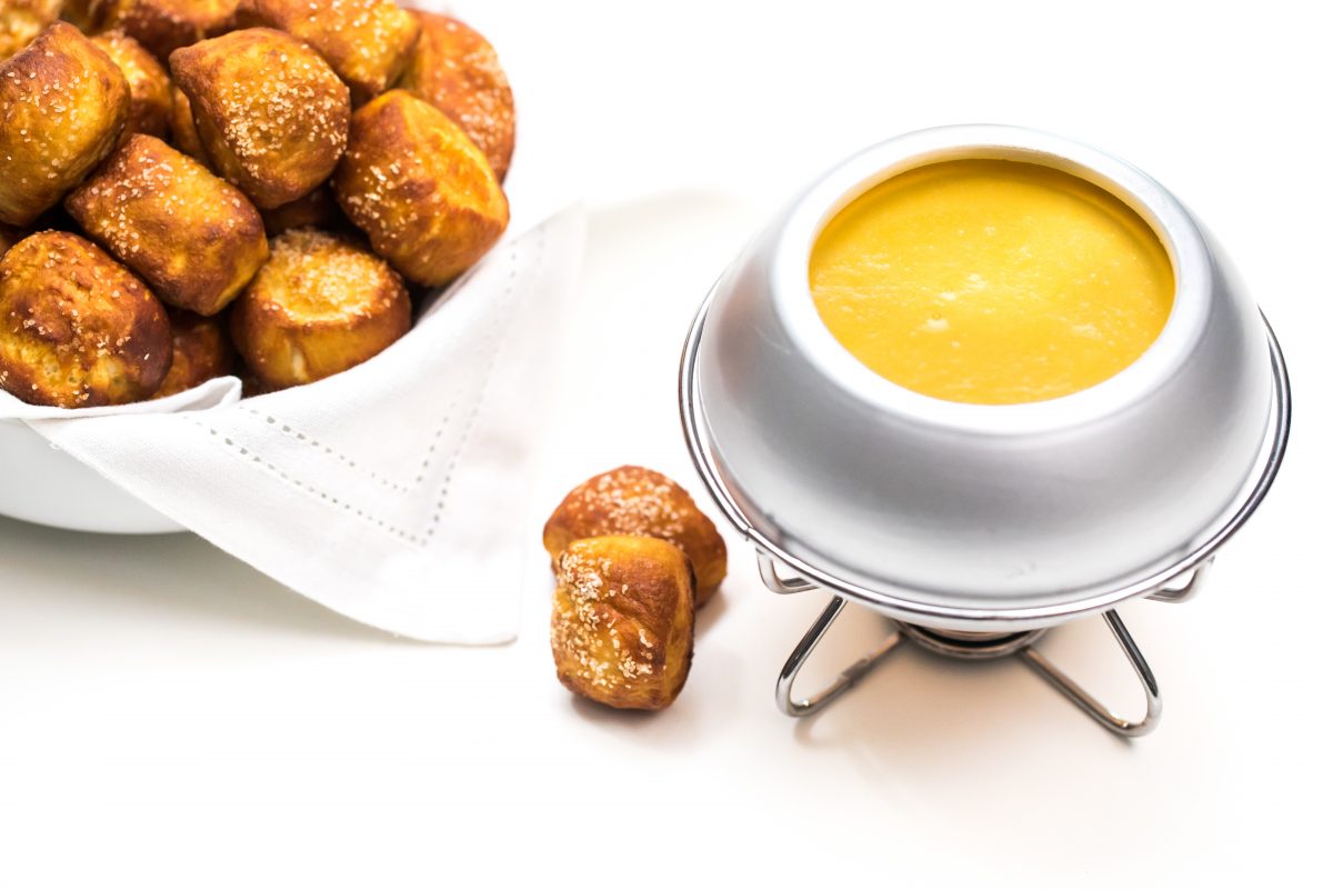 Cheesy-beer fondue