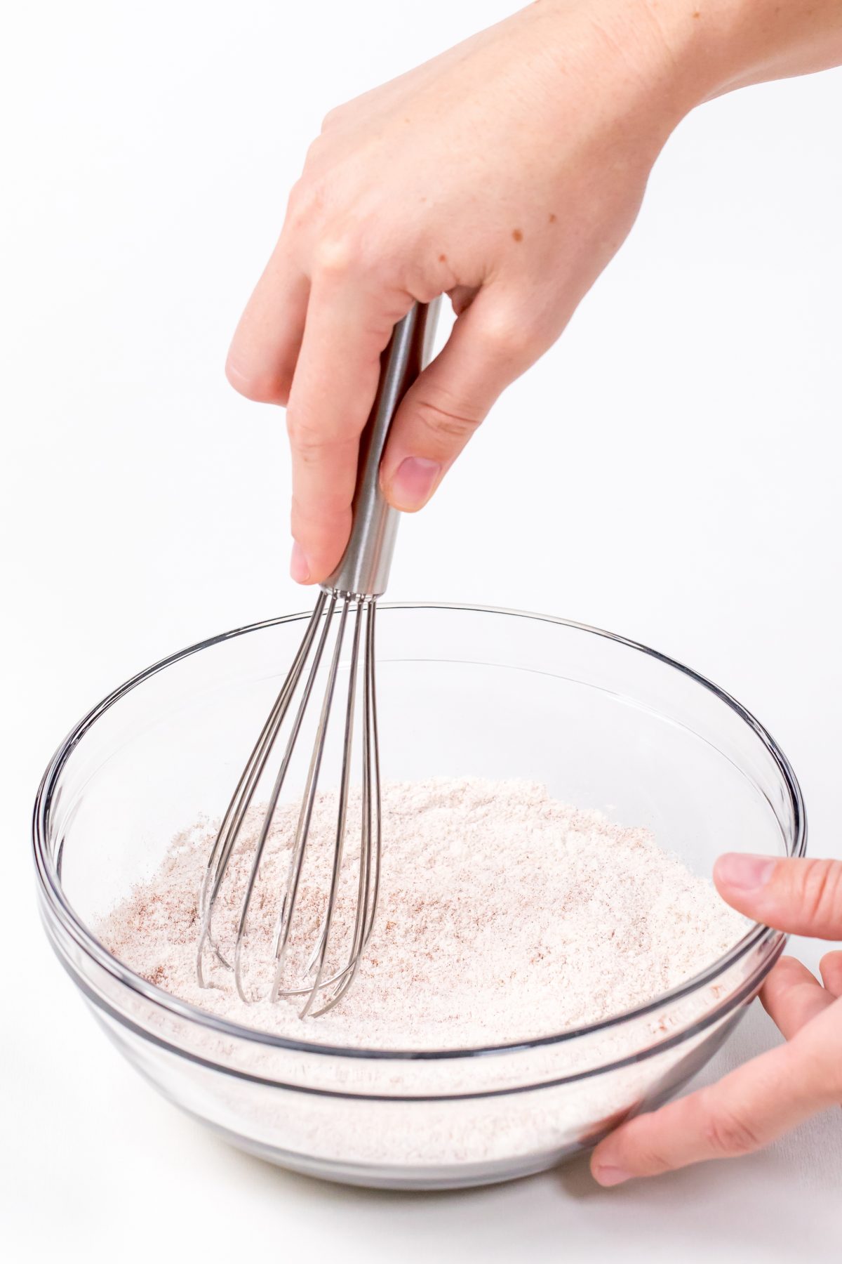 Whisk flour, paprika, baking powder and salt together