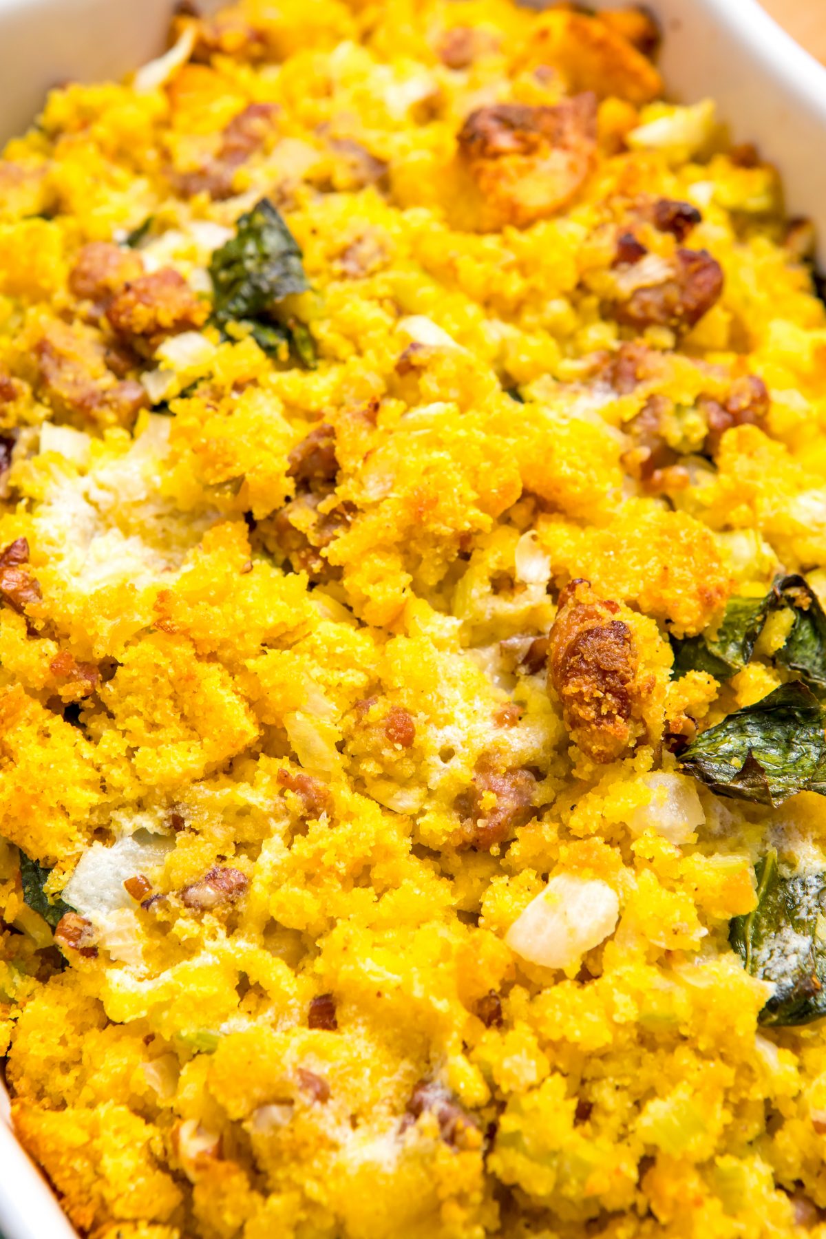 Savory and sweet, this All-American stuffing is everything you could ever want!