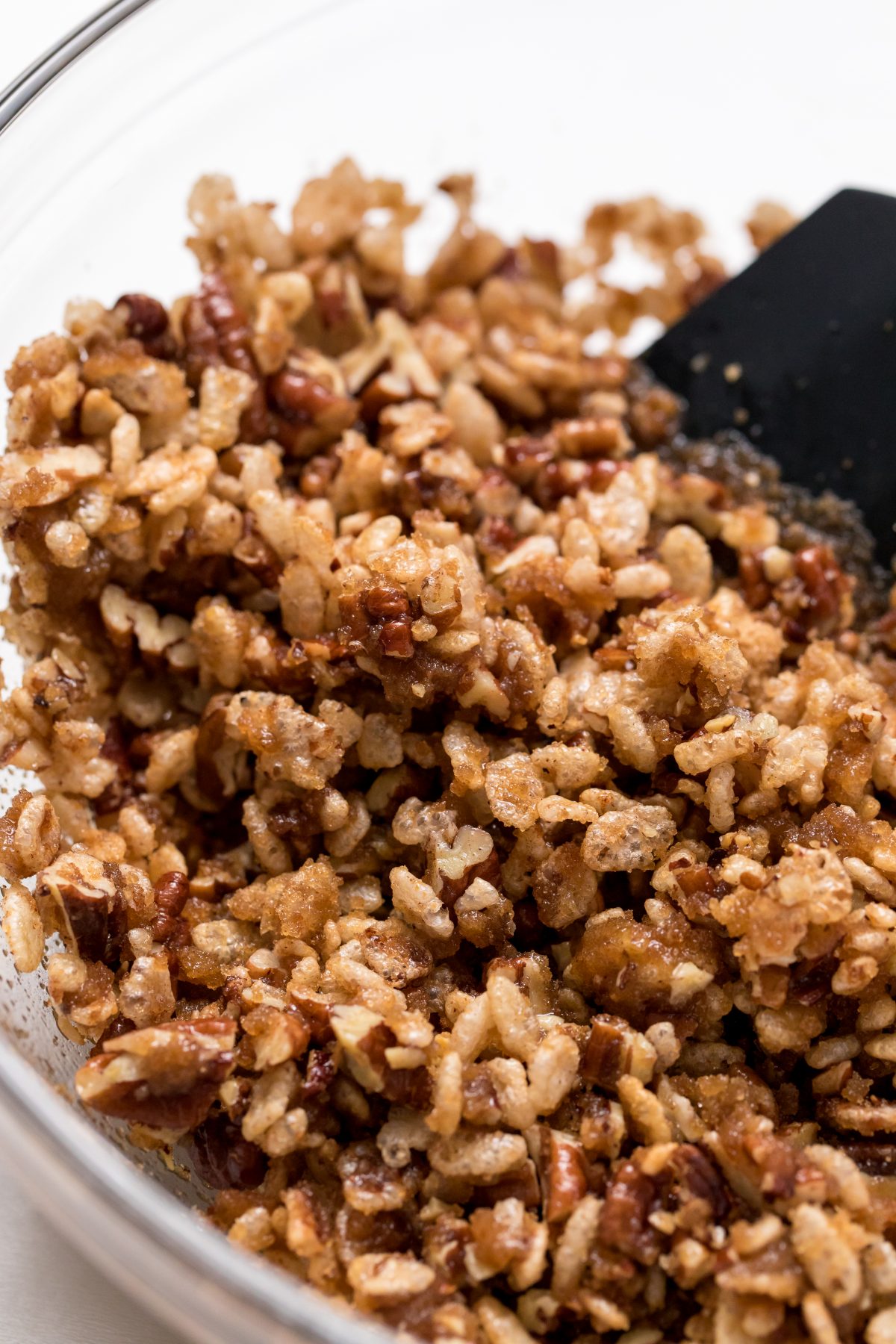 5D4B5600 - Sweet Potato Casserole with Pecan Topping - Prepare the pecan topping