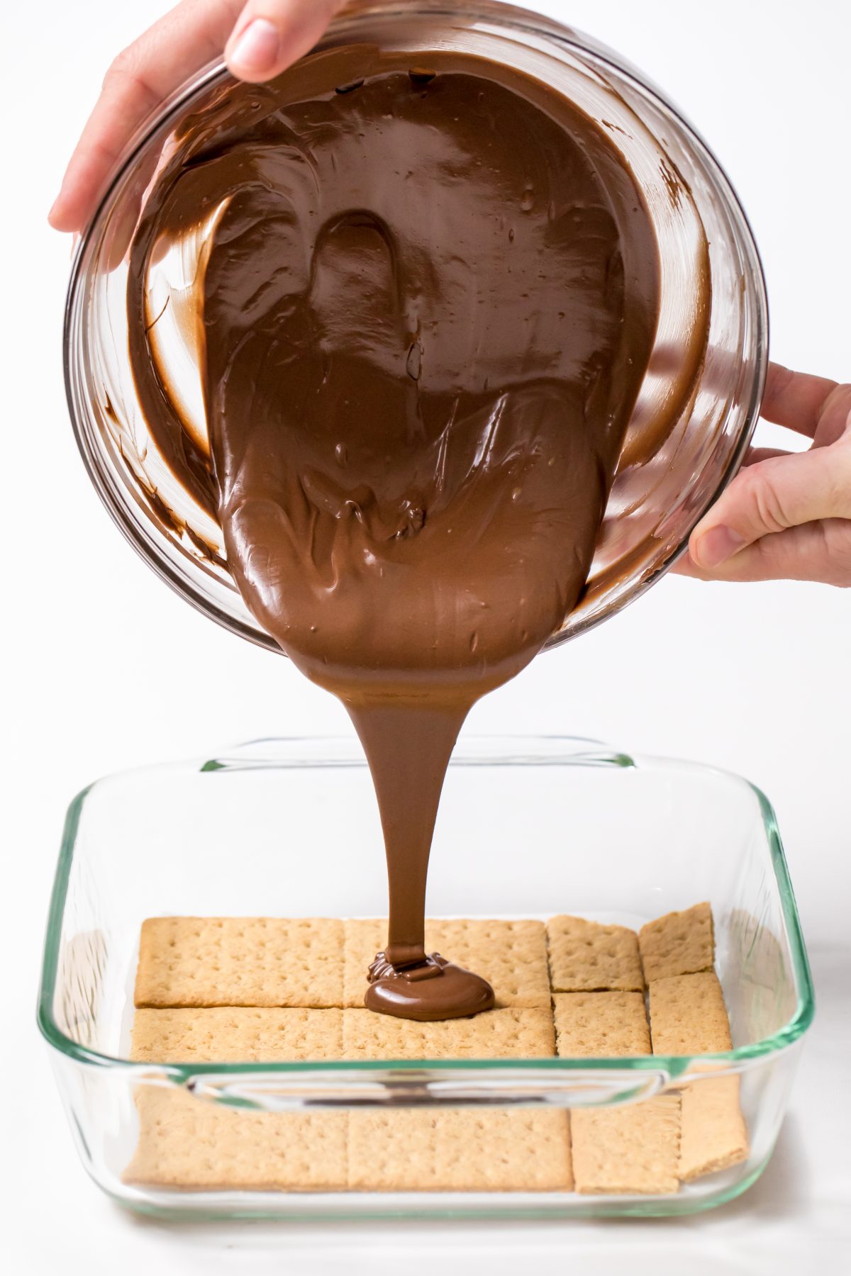 Make the milk chocolate layer