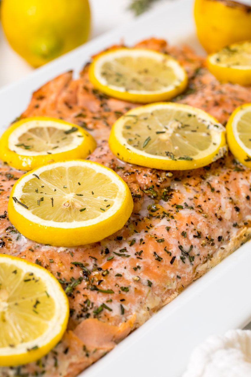 5D4B2423 - Salmon with Maple Syrup and Rosemary - grilled to perfection