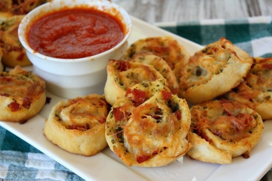 Dinner and a movie Home Alone menu Recipe Girl's pizza pinwheels
